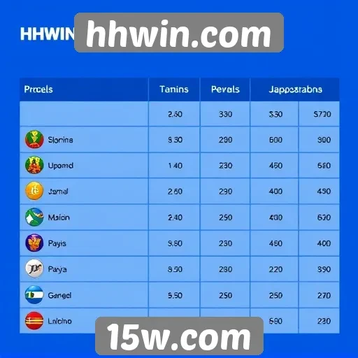 Comparação de jogos populares na plataforma hhwin.com